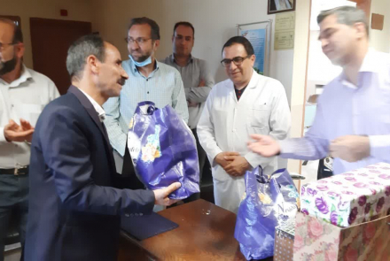 برگزاری مراسم جشن بازنشستگی